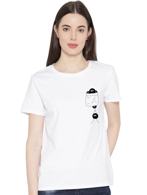 round neck quirky tee - 17415628 - Standard Image - 1