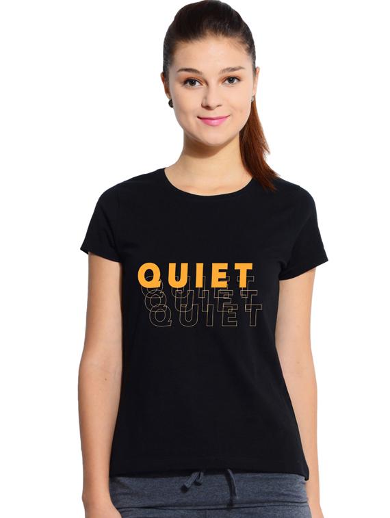 round neck typographic tee - 17415630 - Zoom Image - 1