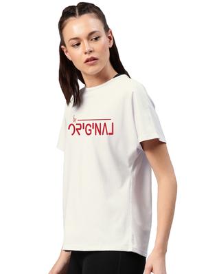 round neck typographic tee - 17415635 - Standard Image - 2