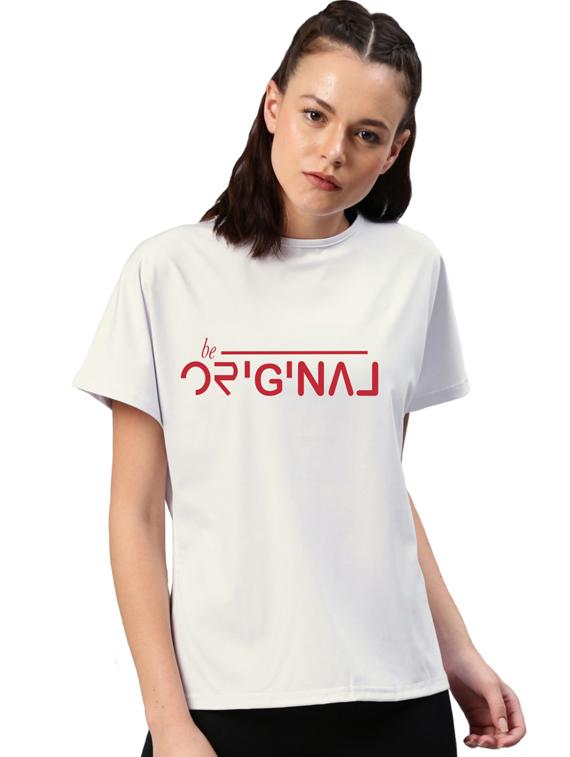 round neck typographic tee - 17415635 - Zoom Image - 1