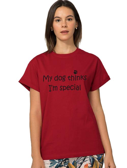round neck typographic tee - 17415640 - Standard Image - 1