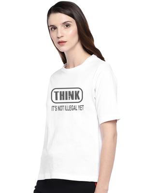 round neck typographic tee - 17415652 - Standard Image - 2