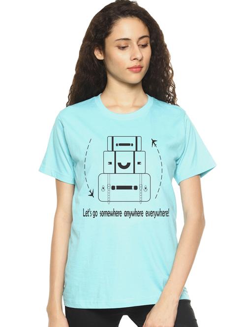round neck printed tee - 17415669 - Standard Image - 1