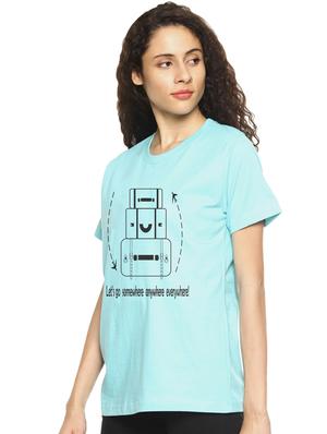 round neck printed tee - 17415669 - Standard Image - 2