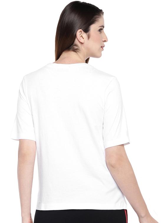 round neck printed tee - 17415670 - Zoom Image - 3