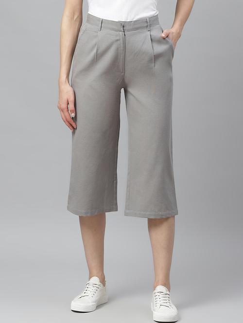 mid rise cropped trouser - 17415690 - Standard Image - 1