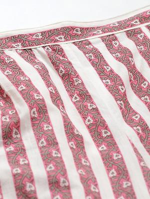 mid rise striped flat front trouser - 17415691 - Standard Image - 4