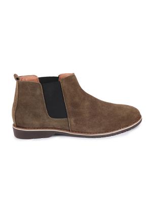 green suede low ankle boots - 17415695 - Standard Image - 2