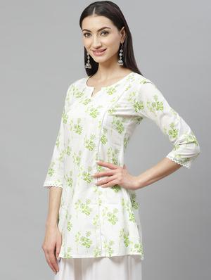 floral a-line kurti - 17415700 - Standard Image - 2
