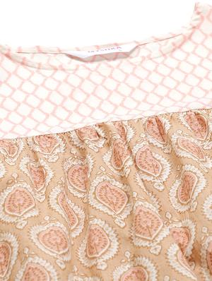 printed a-line kurti - 17415702 - Standard Image - 4