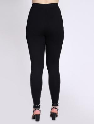high rise solid jegging - 17415783 - Standard Image - 3