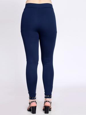 high rise solid jegging - 17415788 - Standard Image - 3