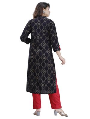printed kurta pant set - 17415852 - Standard Image - 2