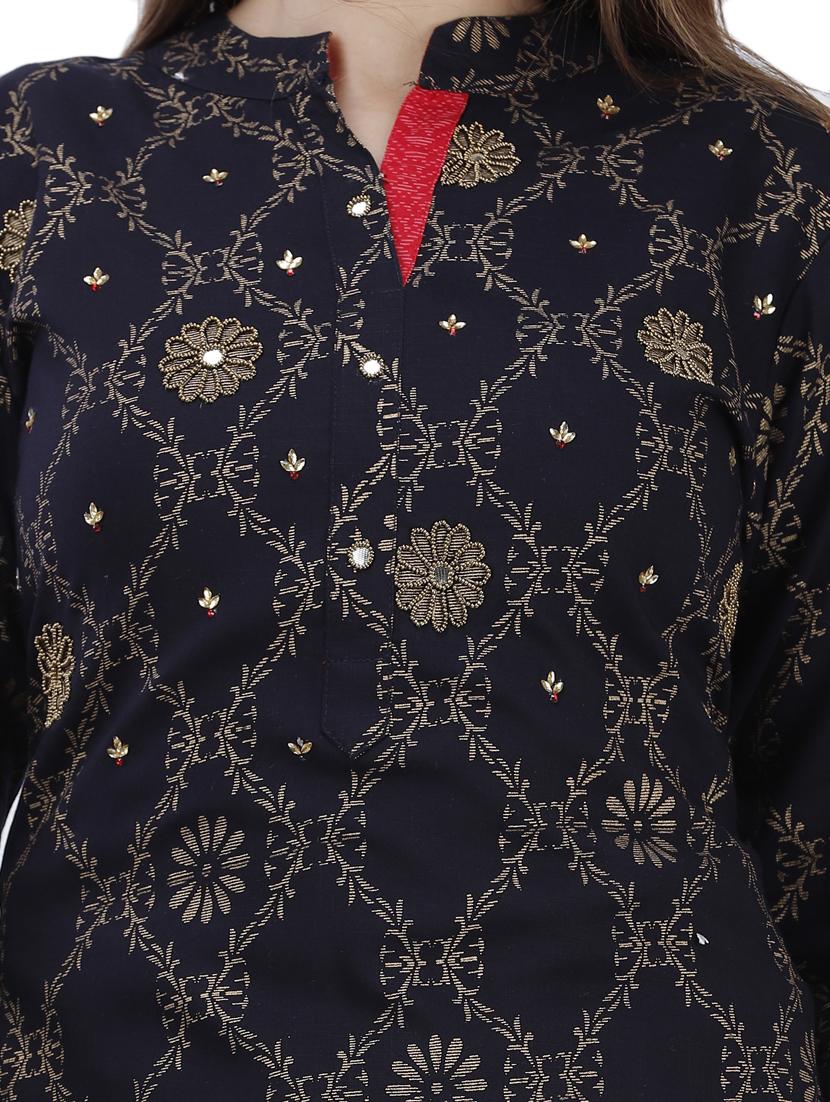 printed kurta pant set - 17415852 - Zoom Image - 3