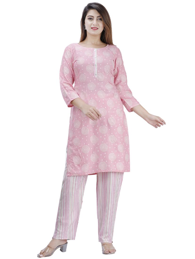 printed kurta pant set - 17415857 - Zoom Image - 1