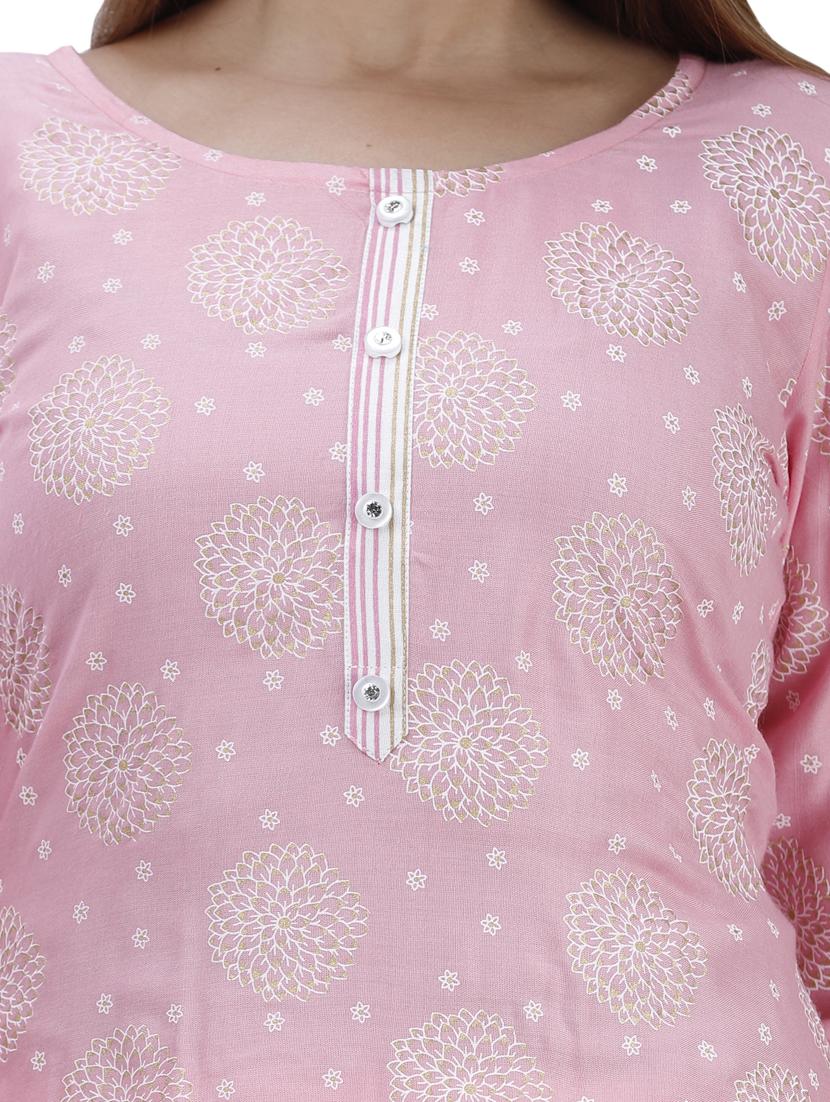 printed kurta pant set - 17415857 - Zoom Image - 3