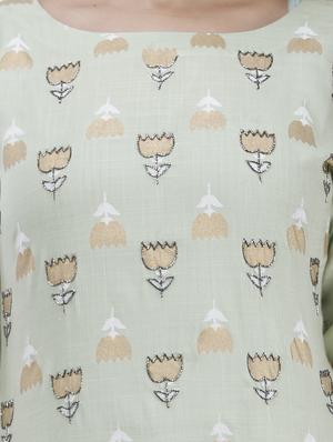 floral kurta pant set - 17415859 - Standard Image - 3