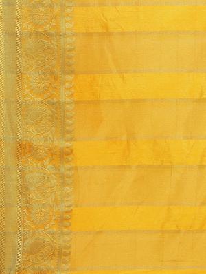 tie & dye woven saree with blouse - 17415923 - Standard Image - 3