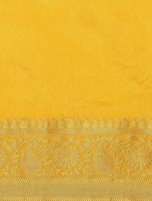 tie & dye woven saree with blouse - 17415923 - Standard Image - 4