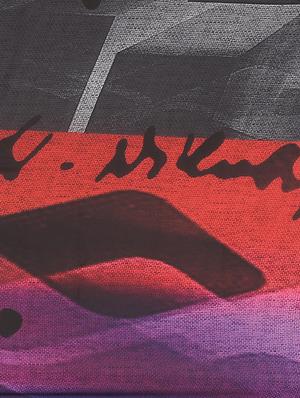 abstract printed saree with blouse - 17415952 - Standard Image - 3