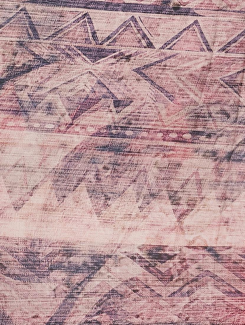abstract printed saree with blouse - 17415953 - Zoom Image - 4
