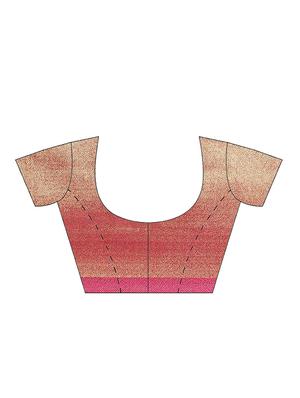 self design zari work woven saree with blouse - 17415977 - Standard Image - 5