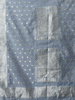 navy cotton kurta palazzo set - 17415991 - Standard Image - 6