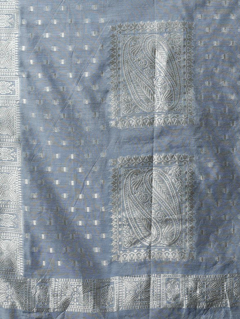navy cotton kurta palazzo set - 17415991 - Zoom Image - 6