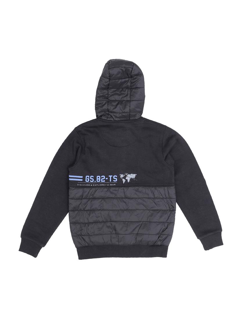 black cotton sweater - 17416063 - Zoom Image - 2