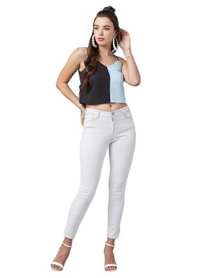 color block crop top - 17416089 - Standard Image - 4