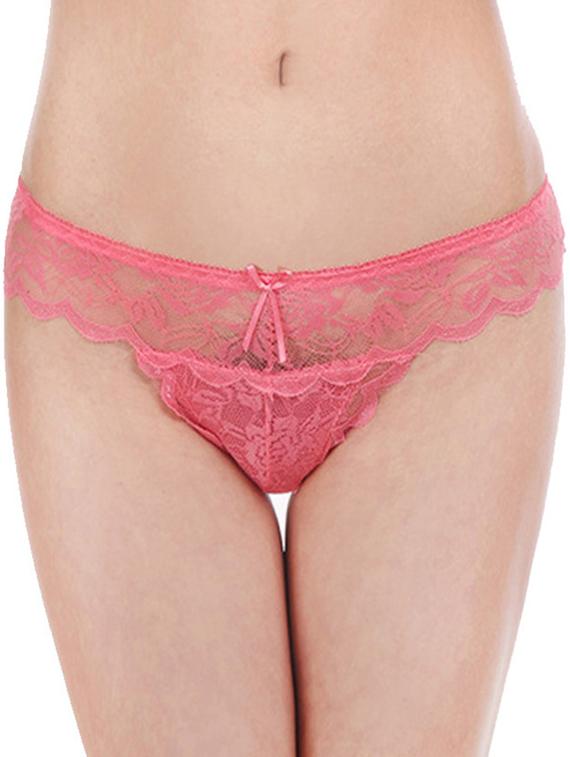 pink nylon thongs panty - 17416093 - Zoom Image - 1