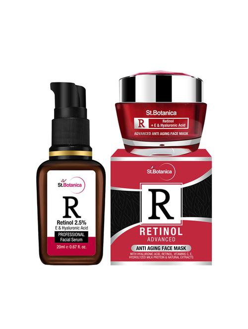 stbotanica retinol care | retinol face serum 20ml + retinol face mask 50g - 17416532 - Standard Image - 1