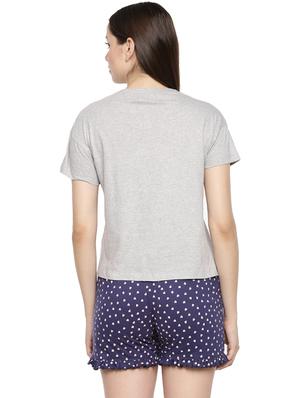 printed shorts nightwear set - 17416728 - Standard Image - 3