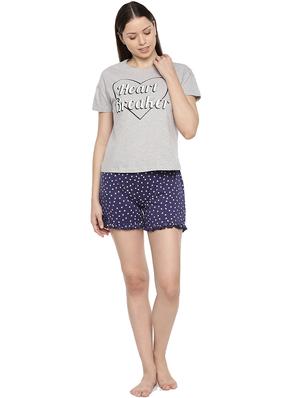 printed shorts nightwear set - 17416728 - Standard Image - 4