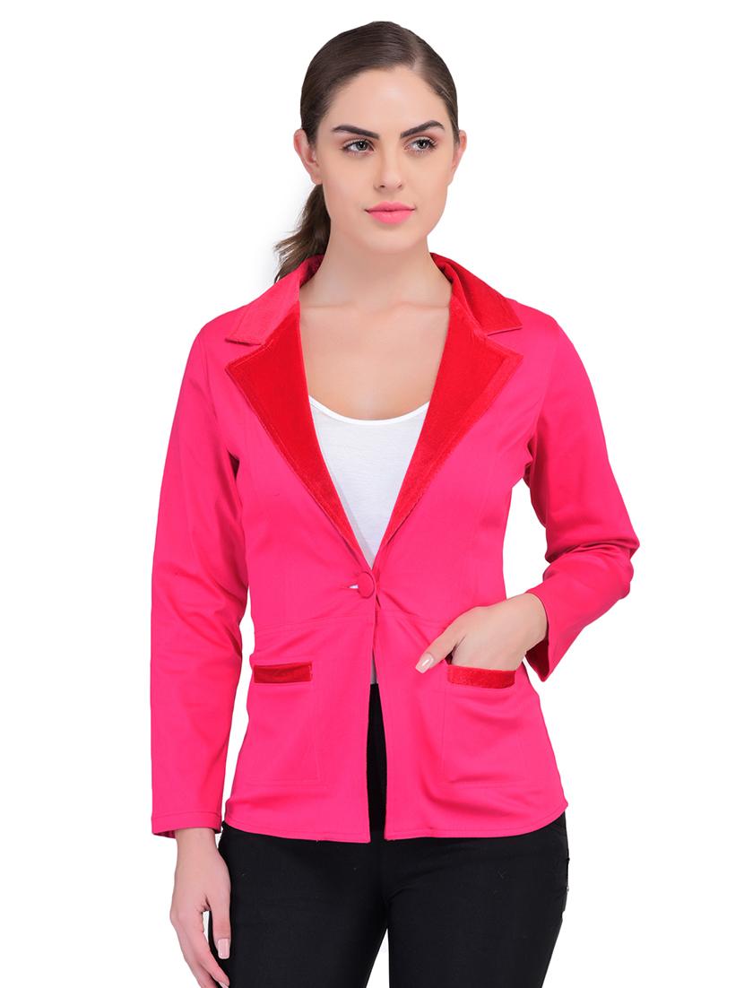 single button formal blazer - 17416814 - Zoom Image - 1