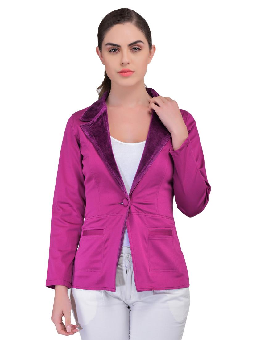 single button formal blazer - 17416816 - Zoom Image - 1