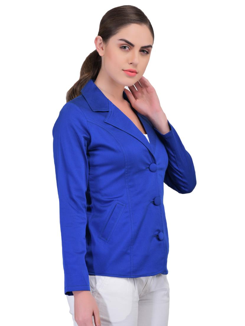 single button casual blazer - 17416821 - Zoom Image - 2