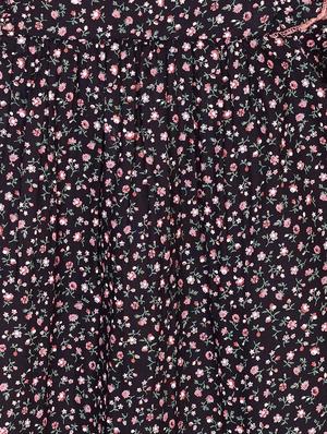 blue viscose frock - 17416917 - Standard Image - 3
