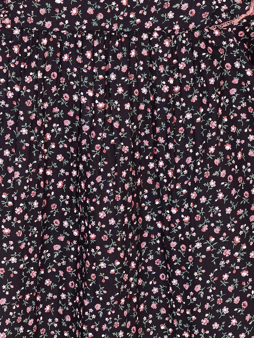 blue viscose frock - 17416917 - Zoom Image - 3