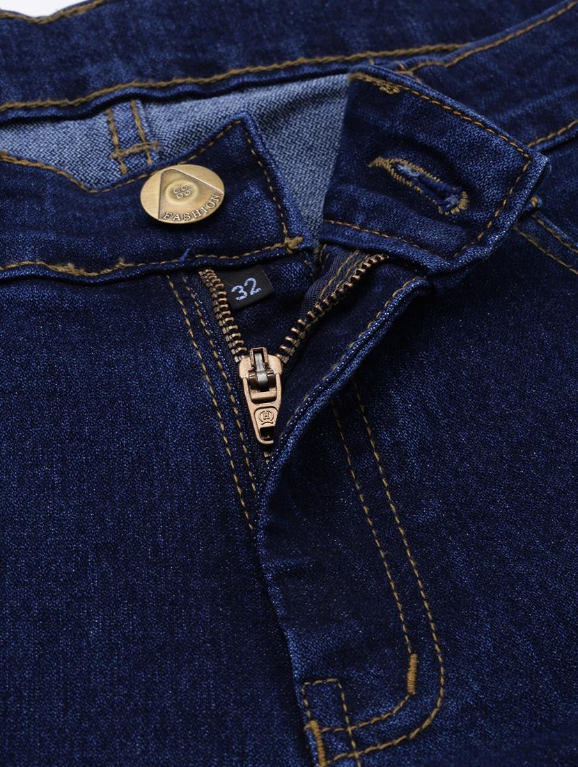 navy blue plain denim jeans - 17417561 - Zoom Image - 5