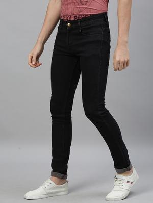 brown plain denim jeans - 17417562 - Standard Image - 2
