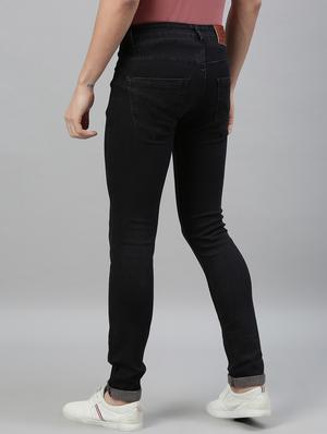 brown plain denim jeans - 17417562 - Standard Image - 3