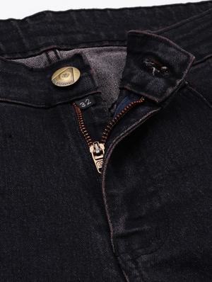 brown plain denim jeans - 17417562 - Standard Image - 5