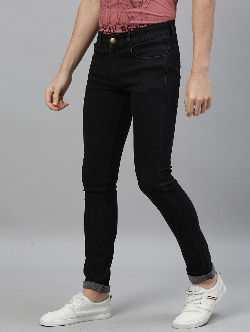 brown plain denim jeans - 17417562 - Zoom Image - 2