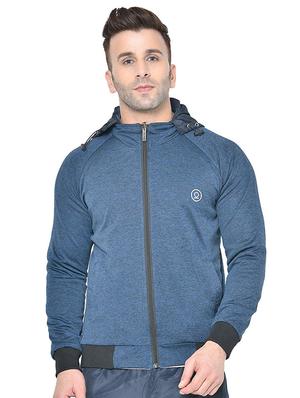 grey color block reversible casual jacket - 17418086 - Standard Image - 4