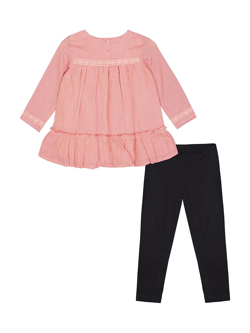 pink cotton tunic sets - 17418169 - Zoom Image - 1