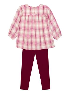 pink rayon tunic twin sets - 17418179 - Standard Image - 2