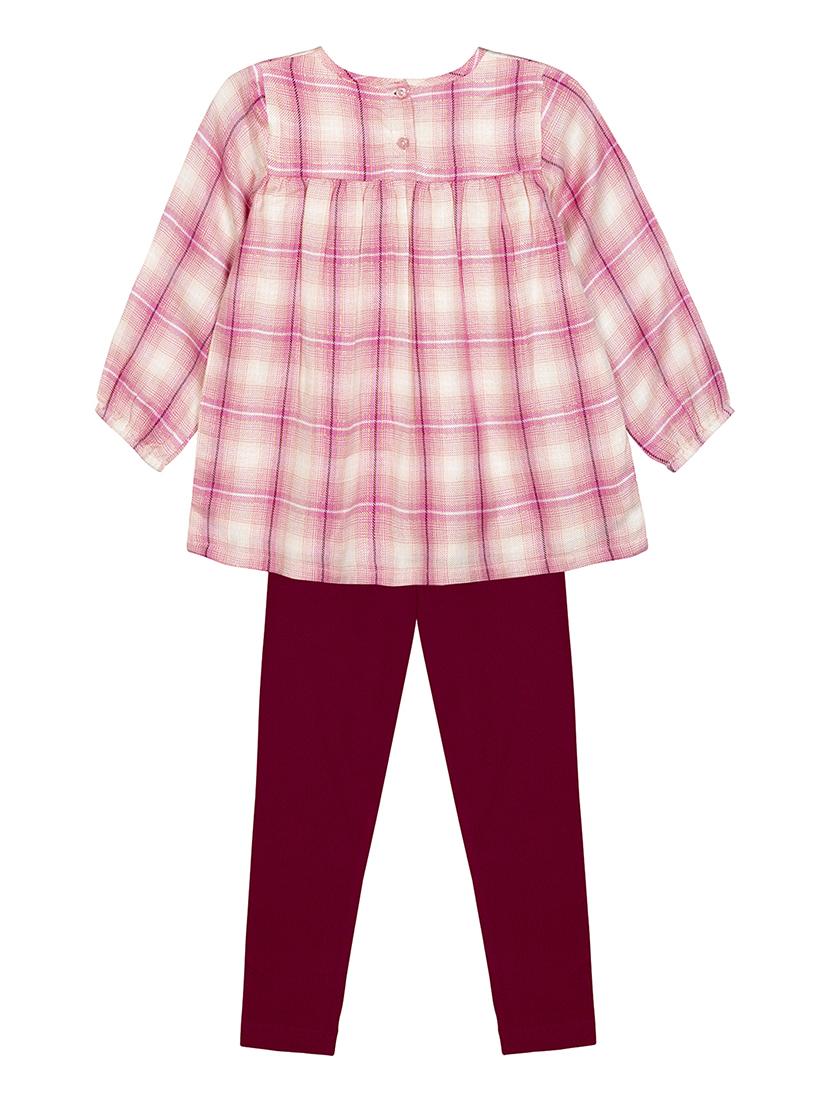 pink rayon tunic twin sets - 17418179 - Zoom Image - 2
