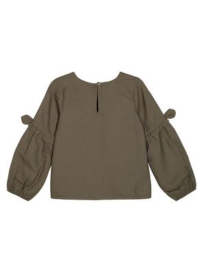 green polyester regular top - 17418245 - Standard Image - 2