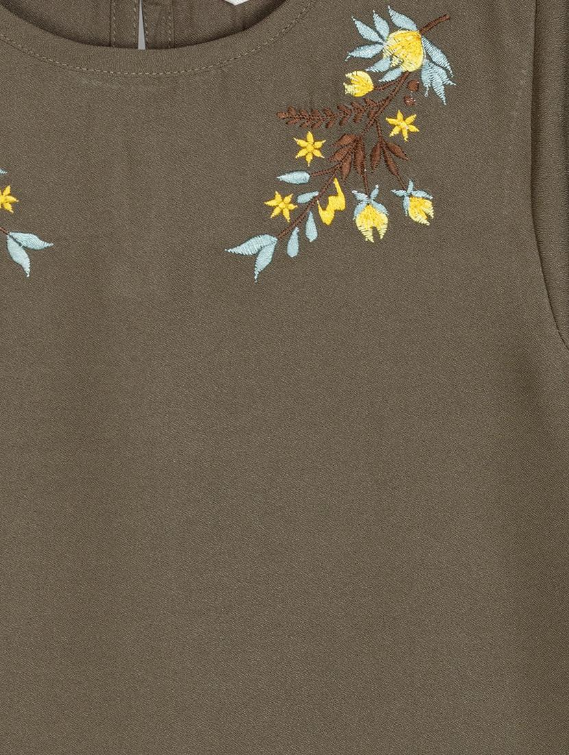 green polyester regular top - 17418245 - Zoom Image - 3